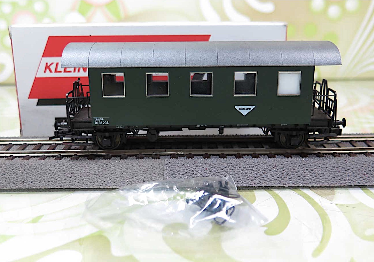 KLEIN MODELLBAHN 5414b - H0 - ÖBB - 5-fenstriger Spantenwagen -OVP -# ...