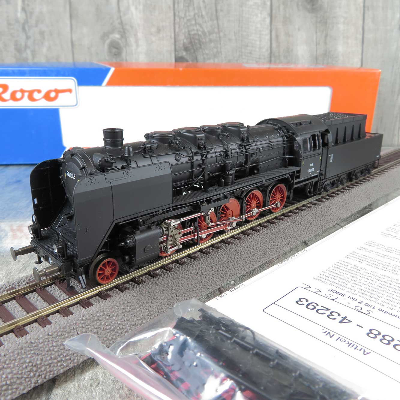 ROCO 43289 - H0 - Dampflok - ÖBB 50.1022 - Analog - OVP - #P20261 | EBay